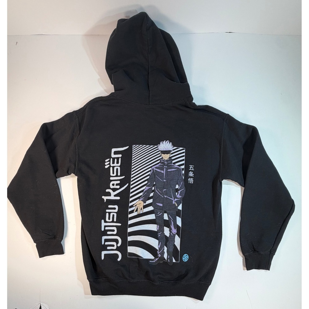 Jujutsu Kaisen Satoru Gojo Anime Graphic Hoodie Black Small Episode Crunchyroll